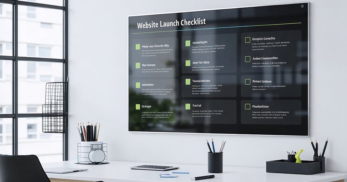 The Ultimate Checklist for Launching a New Website