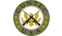 GUNTEC USA logo with eagle, crossed rifles, and stars on green background.